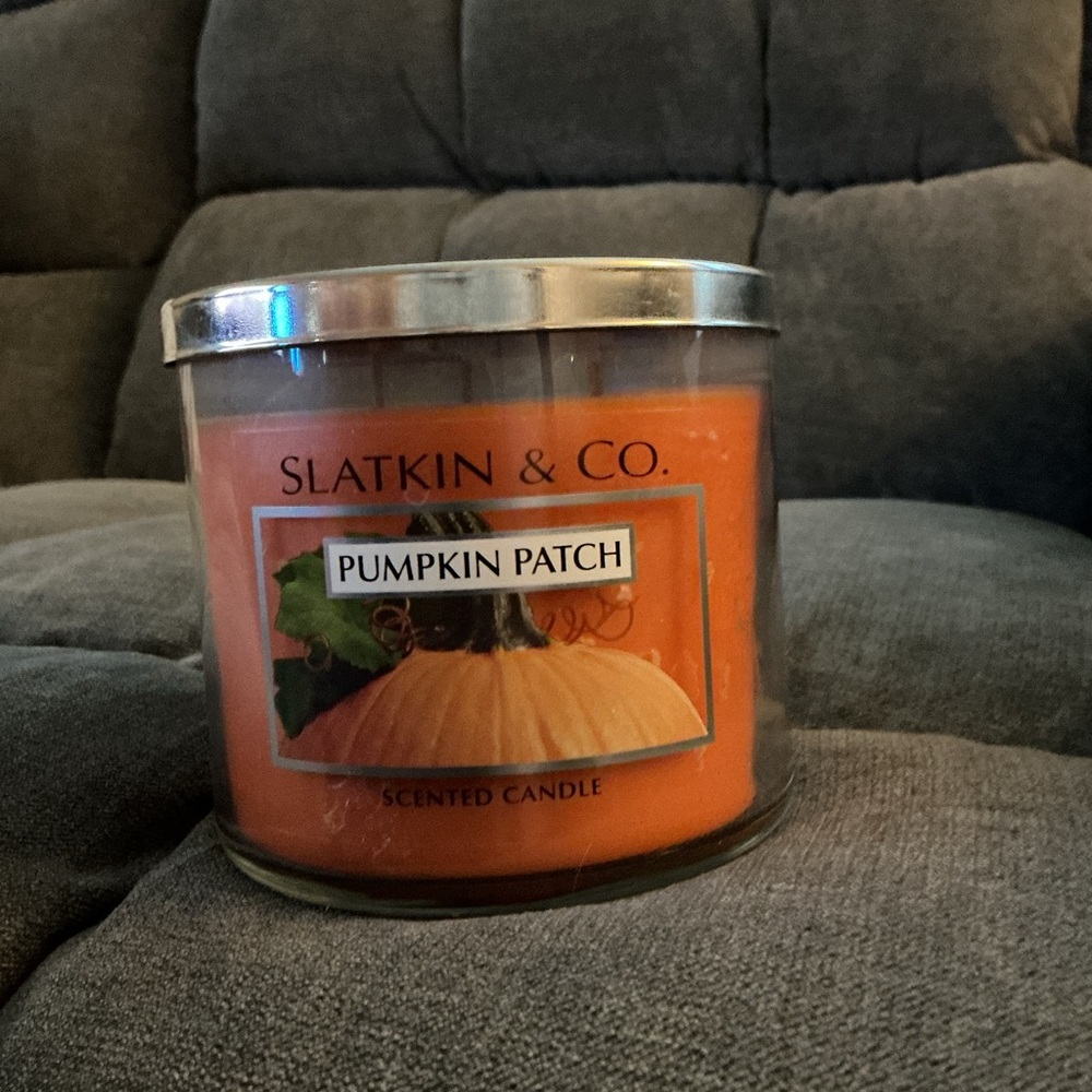 Pumpkin Patch Scented Candle - Orange